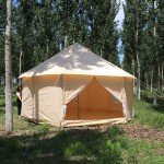 Waterproof Mongolian Yurt Tent for Family Camping