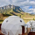 6m Luxury Geodesic Dome Tent with Bathroom