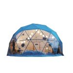 Spacious 7M Transparent Geodesic Camping Dome Tent