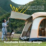 Sonuto Double Layer Family Tent for 3-12 People