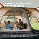 Sonuto Double Layer Family Tent for 3-12 People