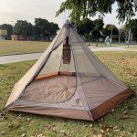 Waterproof Pyramid Tent for 3-4 People