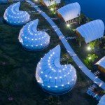 Snail Shape Luxury Glamping Tent for Camping