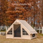 Spacious Inflatable Waterproof Roof Tent for Camping