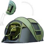 Automatic Pop-Up Tent for 3-4 Campers