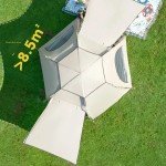 8-Person Waterproof Pop-Up Camping Tent