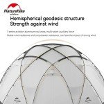 Naturehike 4-Season Family Dome Tent with Chimney