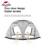 Naturehike 4-Season Family Dome Tent with Chimney