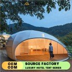 Geodesic Dome Glamping Tent for Events and Camping