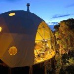 Custom Geodesic Dome Tent with Secure Glass Door