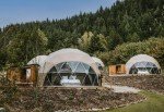 Waterproof Fireproof Geodesic Glamping Dome Tent
