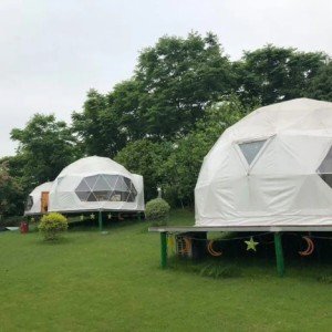 4m Geodesic Glamping Dome Tent for Camping