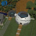 4m Geodesic Glamping Dome Tent for Camping