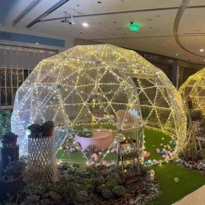 Luxury 3.6m Inflatable Geodesic Camping Dome Tent