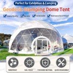 Luxury Clear Geodesic Dome Tent for Camping