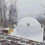 Winter Waterproof Geodesic Dome Tent Cover