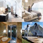 Eco-Friendly Heated Geodesic Dome Tent for Glamping