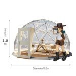 Durable Waterproof Geodesic Dome Tent for Camping