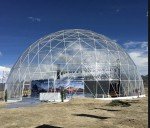 Spacious 49 ft Geodesic Clear Dome Tent
