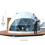 Durable Waterproof Geodesic Dome Tent for Camping