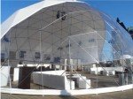Spacious 49 ft Geodesic Clear Dome Tent
