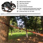 Double Parachute Hammock with Straps and Carabiner