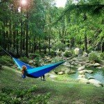 Double Parachute Hammock with Straps and Carabiner