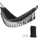Thickened Canvas Hammock for Garden and Camping