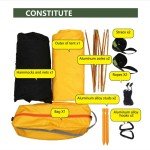 Ultralight Waterproof Insect Net Parachute Hammock