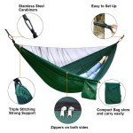 Portable Camping Hammock with Mosquito Net and Canopy