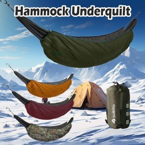 Portable Camping Hammock Underquilt for Outdoor Comfort