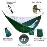 Portable Double Camping Hammock with Mosquito Net