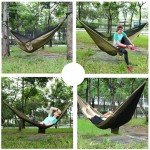 Portable Double Camping Hammock with Mosquito Net