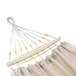 Upgraded Anti-Rollover Camping Hammock with Wood Retractor