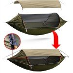 Bohemian Camping Hammock with Mosquito Net & Sunshade