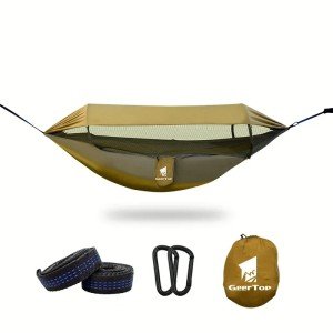 Waterproof Hammock with Mosquito Net for Camping