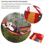 Portable Outdoor Camping Hammock with Slings and Hooks