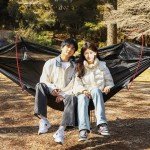 Portable Hammock with Mosquito Net for Camping