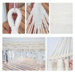 Double Outdoor Hammock with Tassels for Camping
