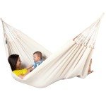 Double White Organic Cotton Hammock for Two