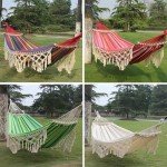 Canvas Hammock Chair for Camping and Relaxation