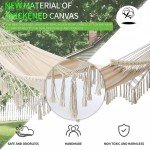 Canvas Hammock Chair for Camping and Relaxation
