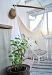 Ivory Hanging Hammock Chair - Luxury Comfort