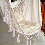 Ivory Hanging Hammock Chair - Luxury Comfort