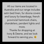 Ivory Hanging Hammock Chair - Luxury Comfort