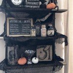 Spooky Black Gauze Cloth for Halloween Decor