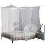 Four Corner Mosquito Net Canopy for Beds