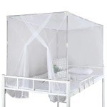 Four Corner Mosquito Net Canopy for Beds