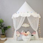 Kids' Cotton Teepee Tent Playhouse for Rooms