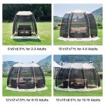 Alvantor Popup Screen House Tent 10'x10